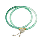 Natural Cyan White Jade Success Bracelet