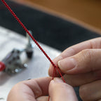 Cinnabar Blessing Red String Golden Infinity Symbol Bracelet Anklet