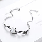 Plum Blossom Chalcedony Positive Bracelet