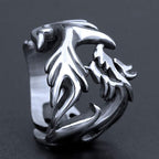 Dragon Pattern Protection Strength Adjustable Ring