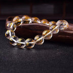 Tibet White Crystal Black Onyx Om Mani Padme Hum Meditation Bracelet