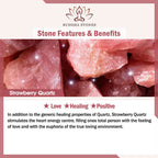 Natural Strawberry Quartz Positivity Healing Bracelet