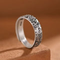 Vintage Auspicious Clouds Pattern Luck Ring