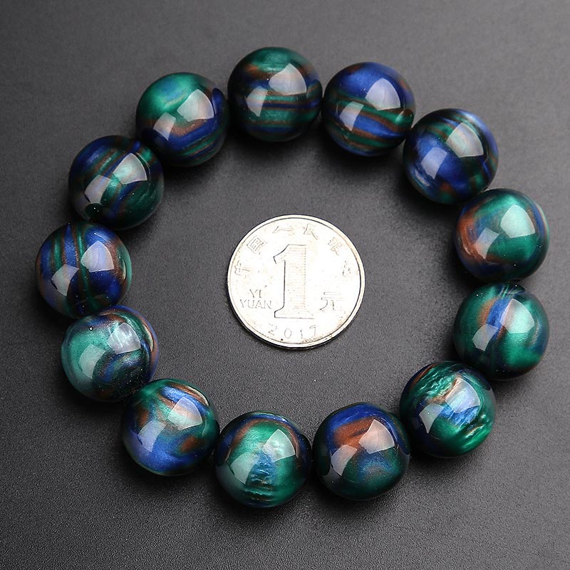 Colourful Sea Willow Mala Positive Bracelet Ring