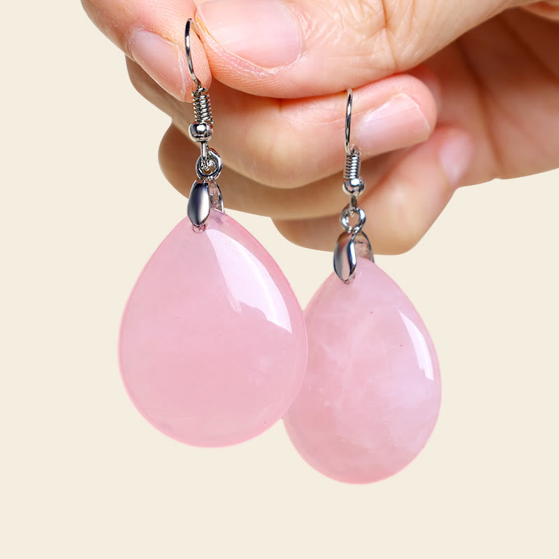 Natural Aventurine Dangle Healing Drop Earrings