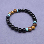Tibetan Black Onyx Peaceful Mala Set