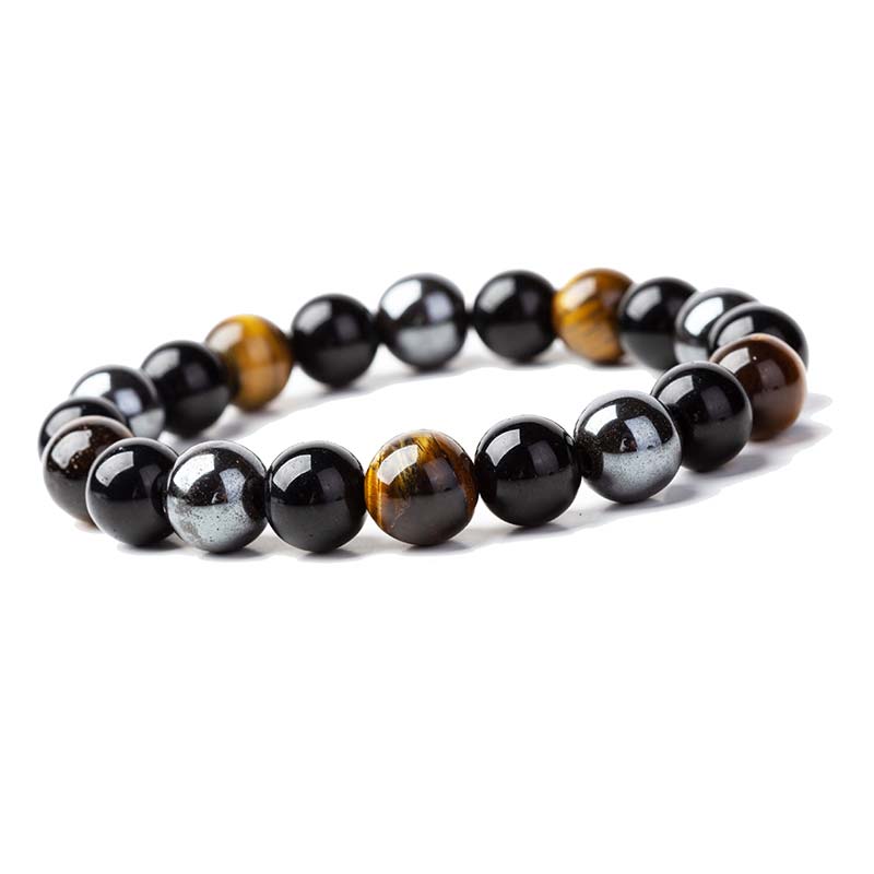 Tibetan Tiger's Eye Bracelet and Necklace Set