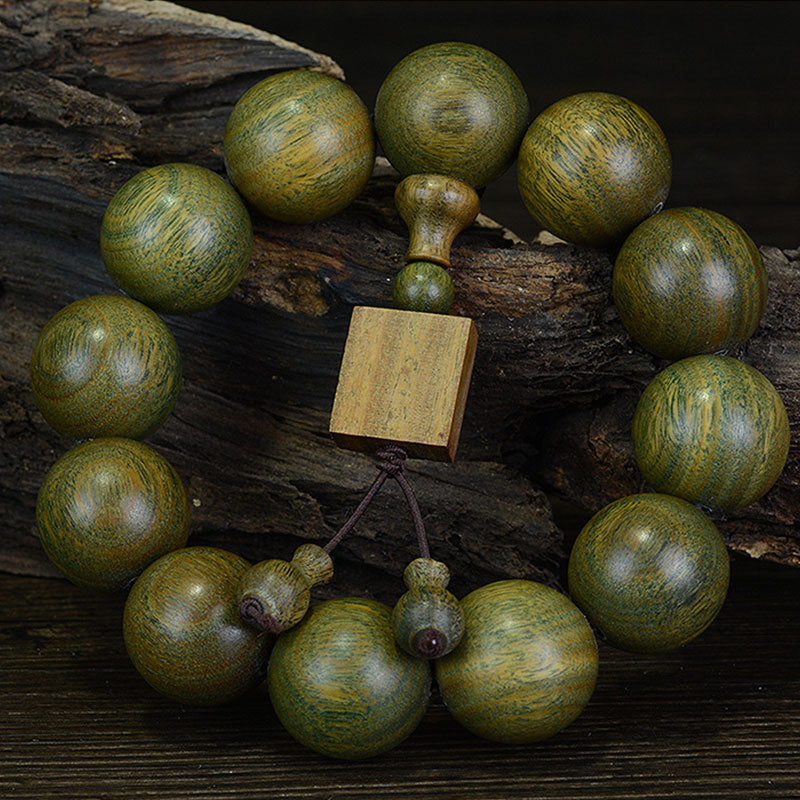 Tibetan Green Sandalwood Healing Bracelet