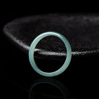 Natural Jade Prosperity Protection Ring