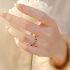 Natural Tourmaline Positive Love Ring