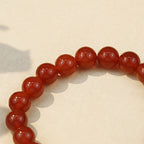 Natural Red Agate Buddha Success Bracelet