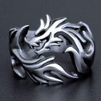 Dragon Pattern Protection Strength Adjustable Ring