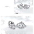 925 Sterling Silver Evil Eye Symbol Protection Stud Earrings