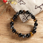 Tibetan Tiger's Eye Bracelet and Necklace Set