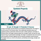 Chinese Dragon Natural Quartz Crystal Healing Energy Necklace Pendant
