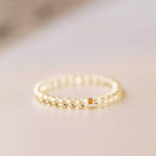 Natural Citrine Happiness Prosperity Ring